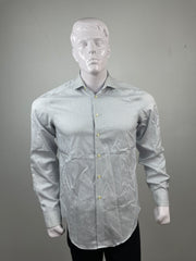 CK CalvinKlein White BLue lines shirt