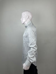 CK CalvinKlein White BLue lines shirt
