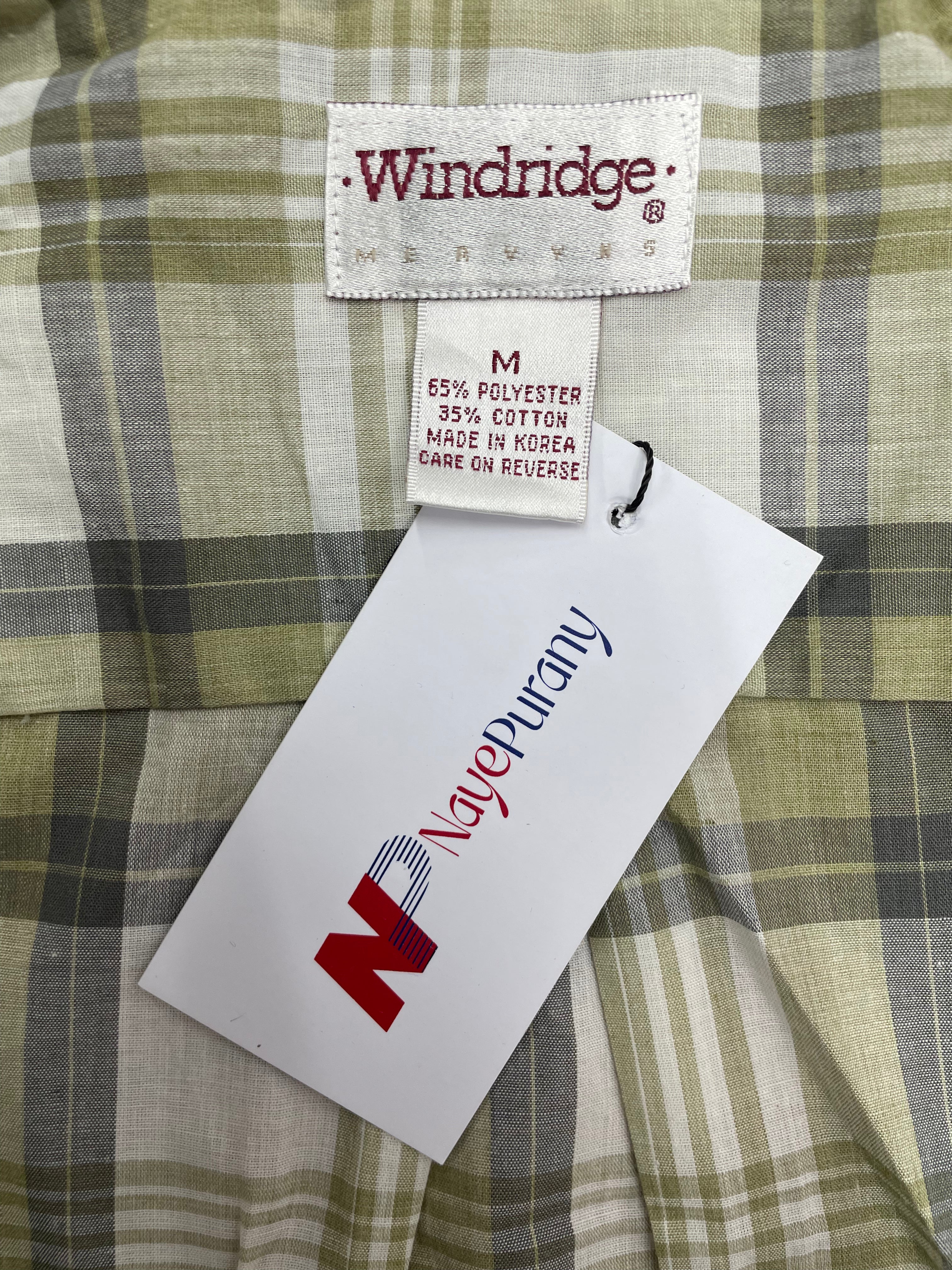 Windridge Shirt  Brown White Check