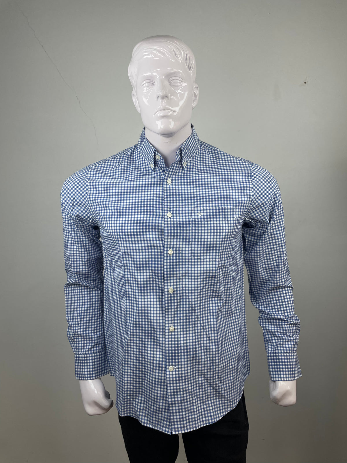 Dockers Shirt blue white check