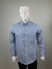 Dockers Shirt blue white check