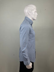 Dockers Shirt blue white check