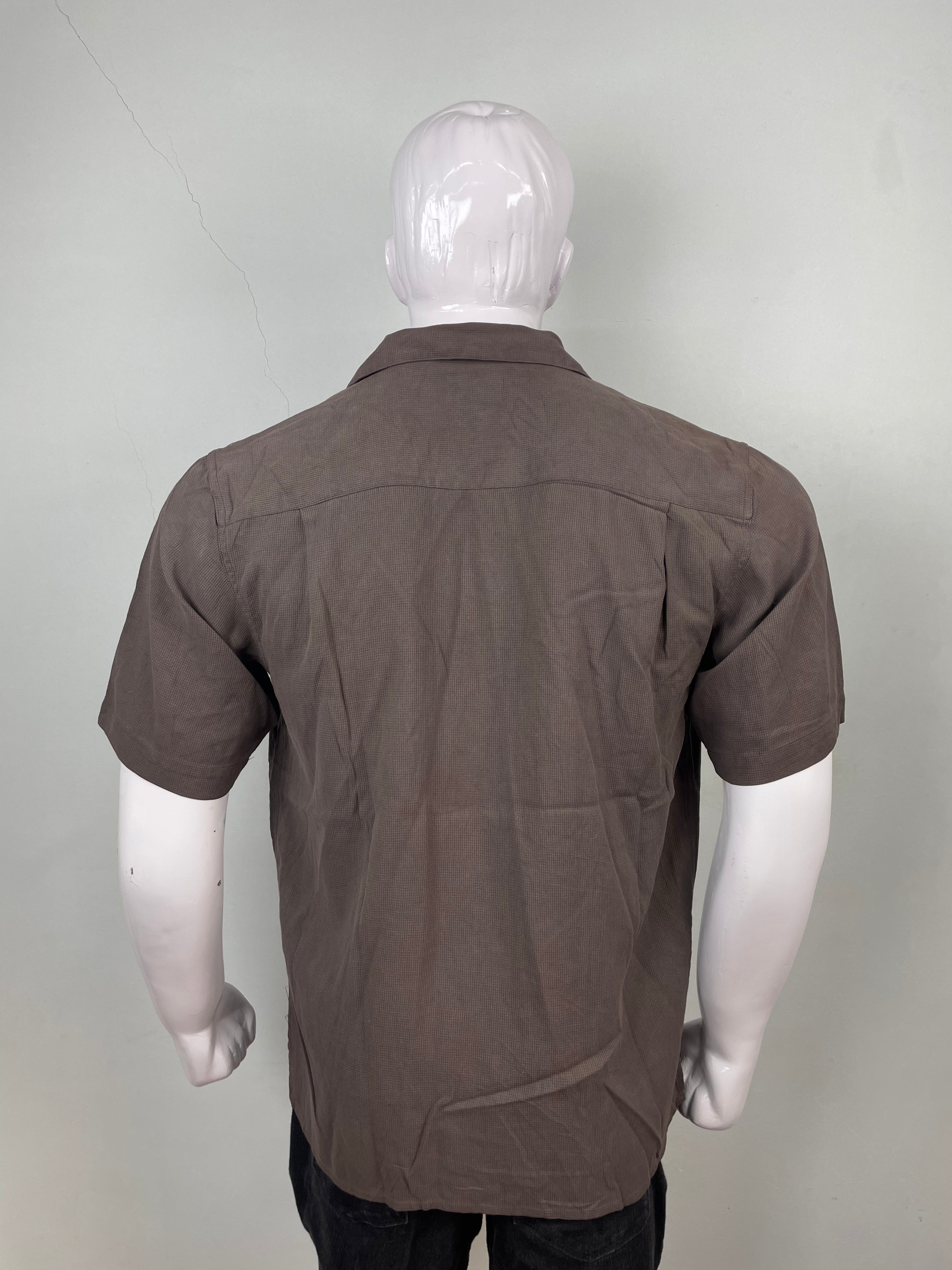 Vintage Silk brown Shirt