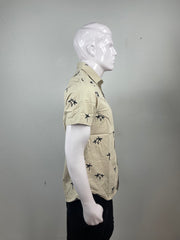 Denim & Flower Shirt