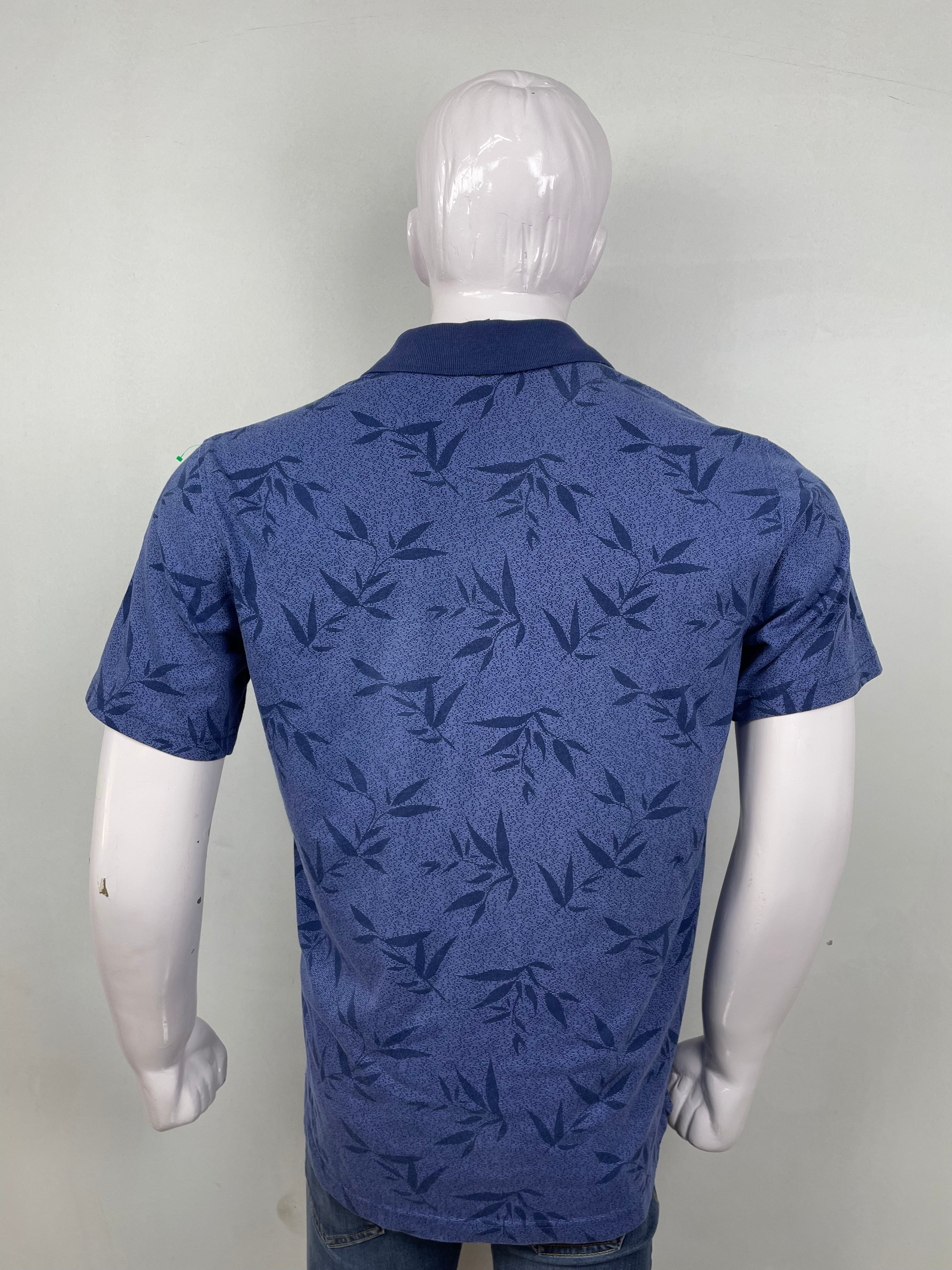 George blue leaf shirt