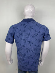 George blue leaf shirt