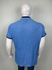 Express pique polo blue (ss)